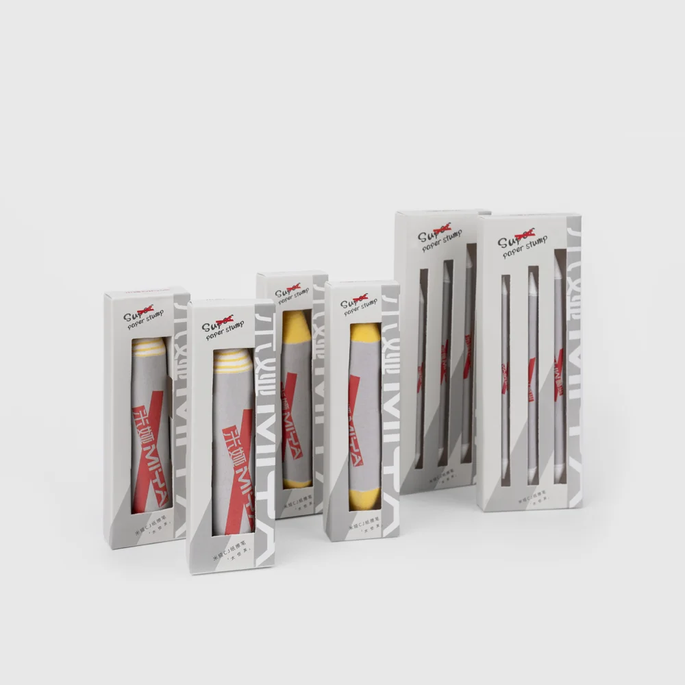 Art supplies 3 Pieces MIYA CJ Tortillons rubber erasers for kids