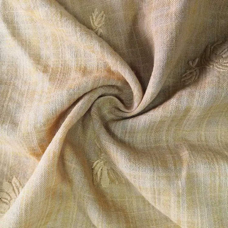 Новый дизайн, мягкая хлопчатобумажная ткань C/R с вышивкой