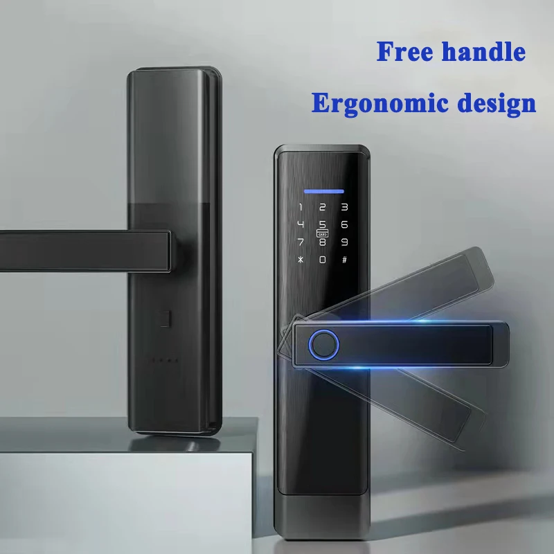 New Design Generation Intelligent Security Password Lock TT Lock Support IC CARD Multiple Ways Door Lock