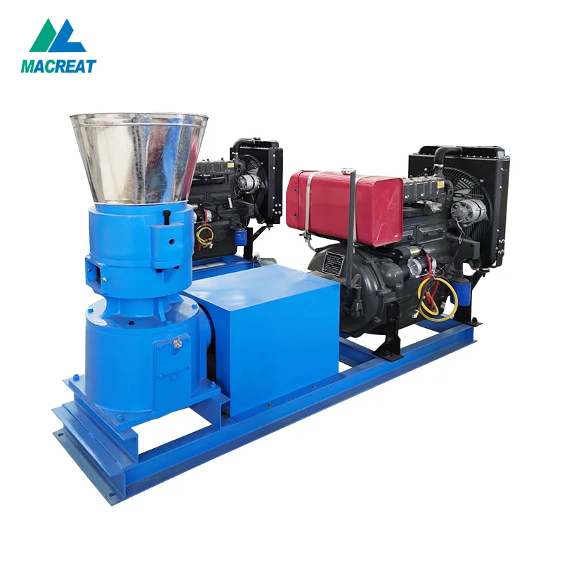 MACREAT China factory sale animal dog and cats feed food extruder pelletizer animal feed processing machines making pelletizer