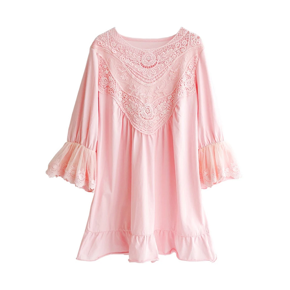 What&why Baby Girl Luxury Sleeping Dress Child Stylish Clothing Cotton Child European Style Wear Little Girl Boutique dress