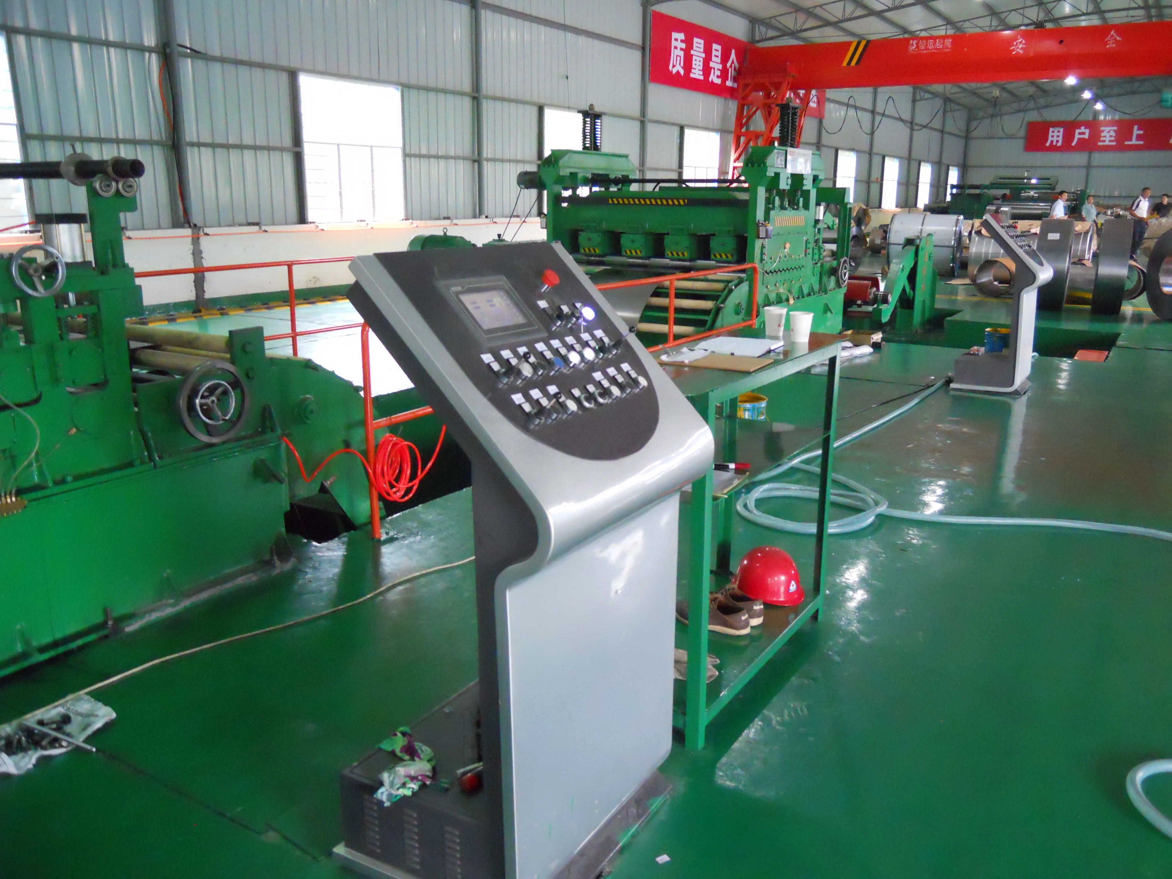 
Jiangsu hydraulic stainless steel Cut to length machines 