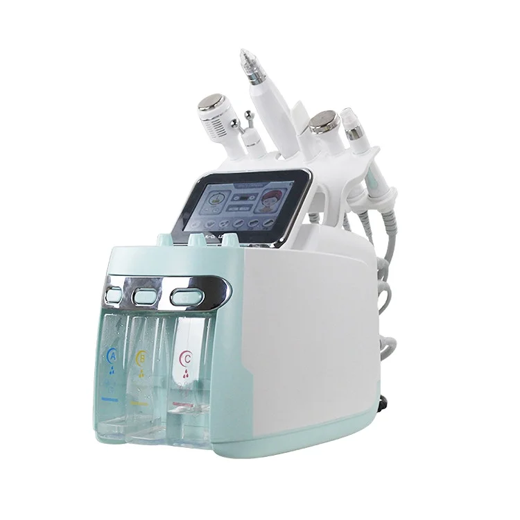 Портативная кожа 7 в 1, дермабразия mini H2o2 Aqua пилинг, многофункциональная машина для микродермабразии