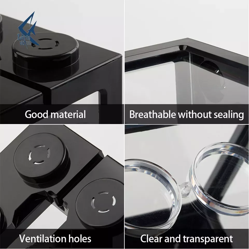 Creative Overlay Betta Fish Tank USB LED Lights Mini Fish Tanks Desktop Micro Landscape Fish Tank Aquarium