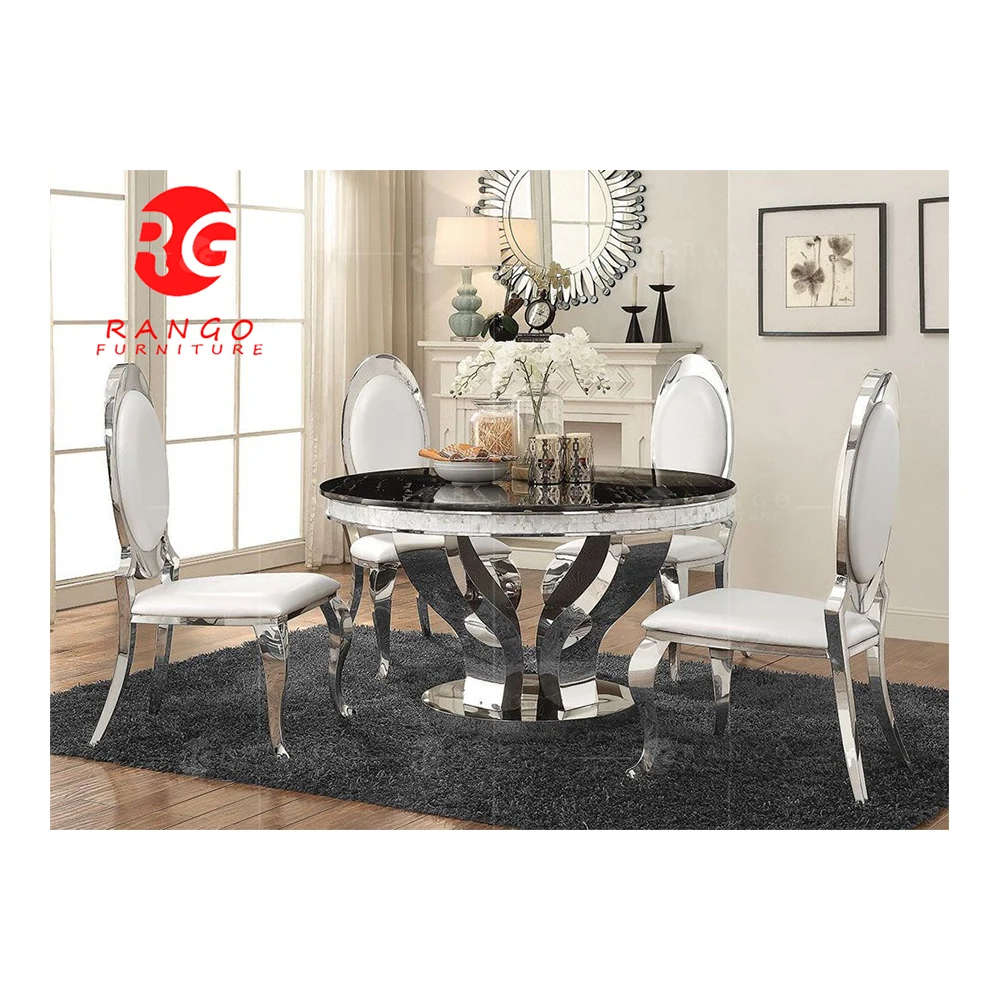 Light Luxury Dining Table midland marble top dining room set Dining Table