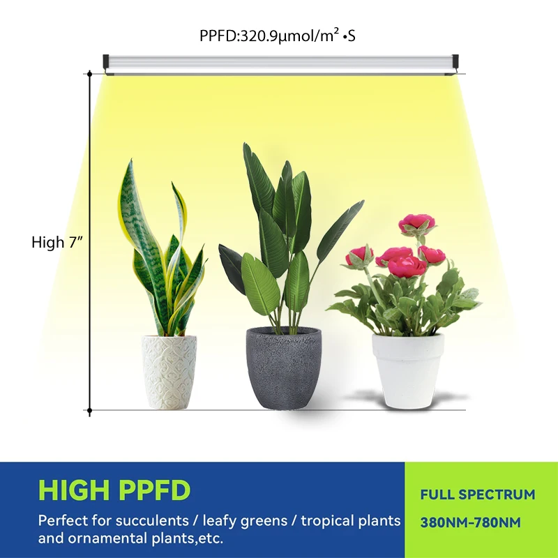 T5 lighting full spectrum grow for veg and flower 18w led grow light