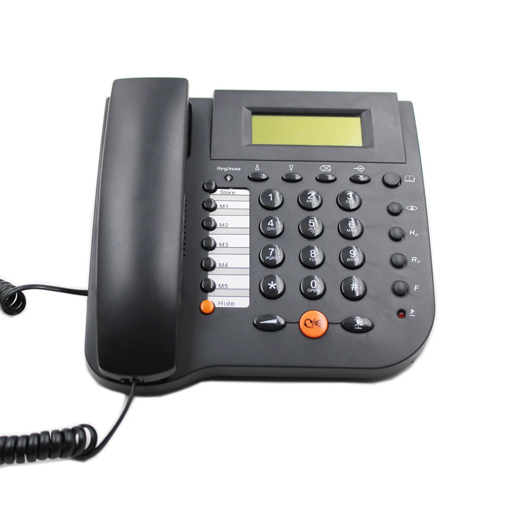 Factory Direct Black Desk  Corded Phone with CID and Phonebook