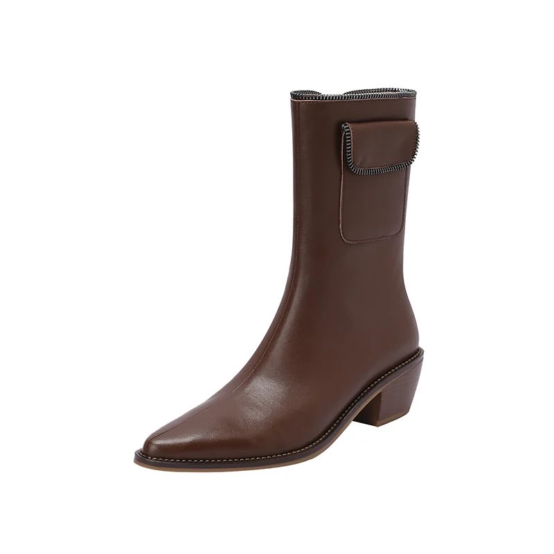 Women Shoes autumn winter Boots ankle fashion comfortable genuine leather For The Latest new Classical