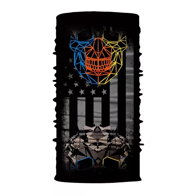 
Wholesale Custom Hot Sale Multifunction outdoor sports Face Mask Seamless headwear Bandana 