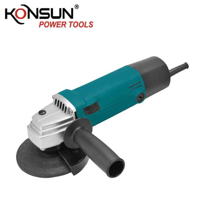KONSUN 82109 Electric Angle Grinder 115mm Mini DIY Grade 500W Variable Speed with Powerful Paddle Switch Hot Sale for Polishing