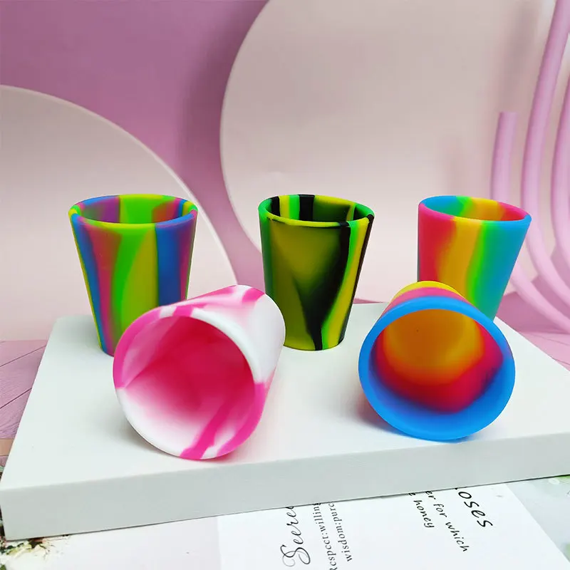 Unbreakable Silicone Wine Glass Reusable Drinking Cup Silicone Pint Glasses Silicon Tumblers Water Cups