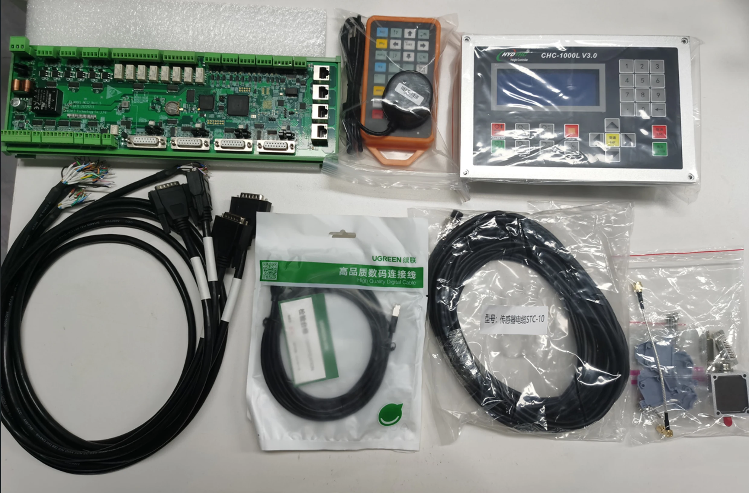 CNC controller Hydcut2000  laser software fiber laser controller with  laser cutting height controller CHC-1000L