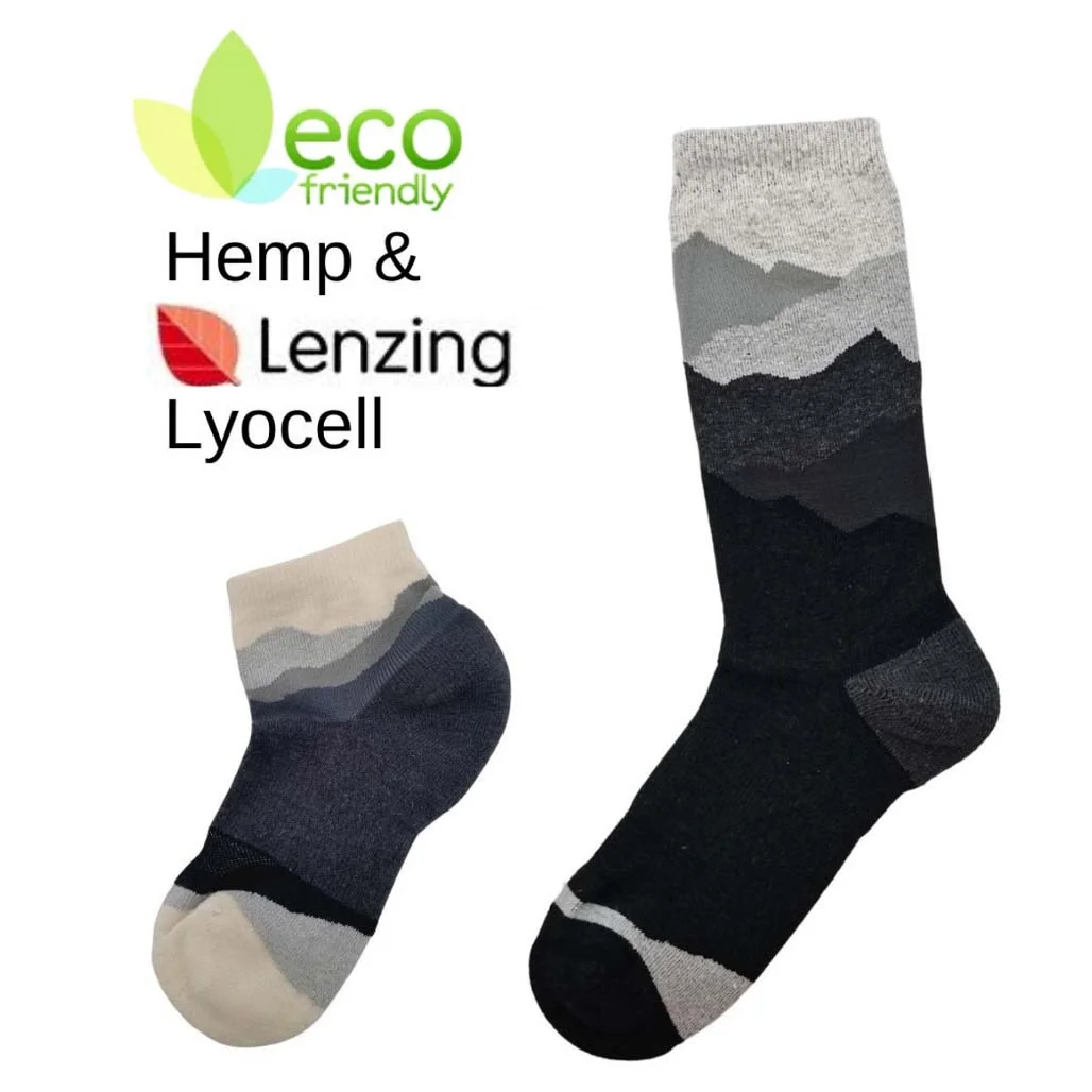 OEM Custom LogoTen cel Modal & Organic Combed Cotton Ankle Length  Eco-friendly Sustainability Socks