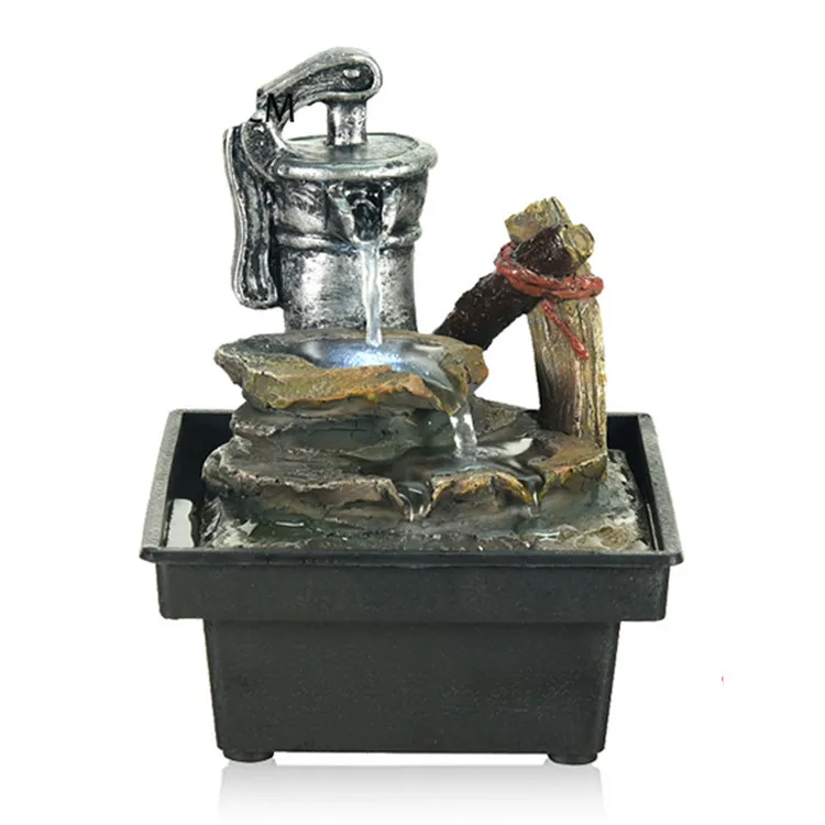 
Indoor Stone and pot water fountain Four-Tier water fountain 