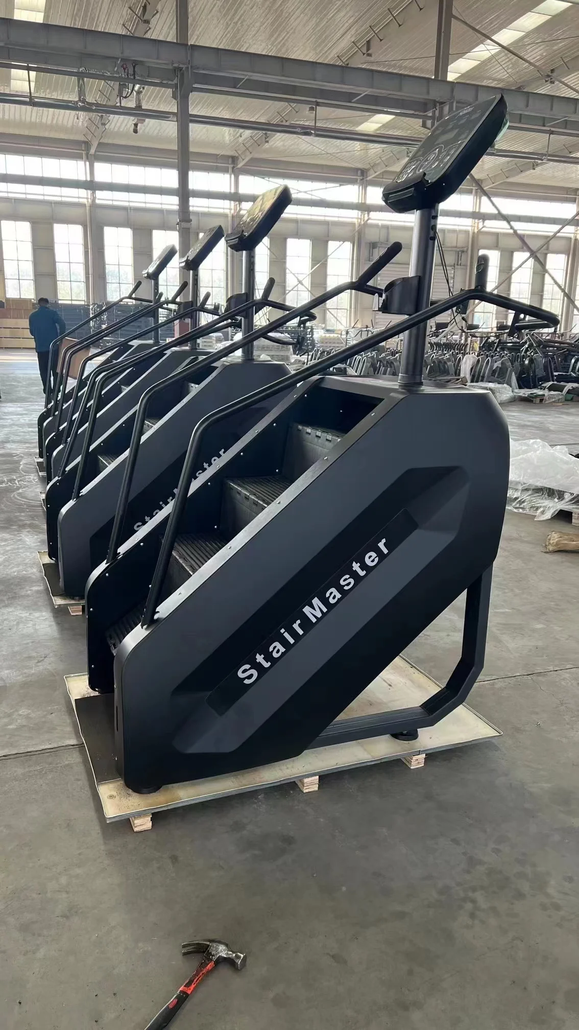 J S9 Indoor Sports Staircase Stair Master Climber GYM Fitness Room Studio Silent Aerobic Walking Climbing Stair Machine