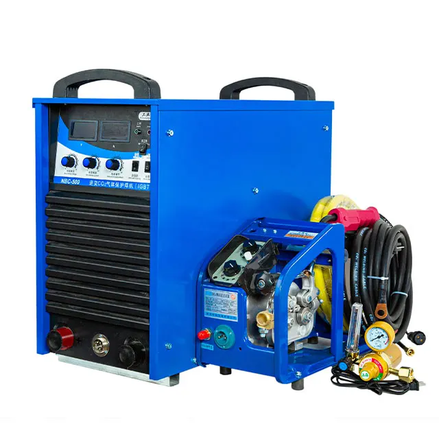New Condition MIG Welding Machine CO2 Inverter IGBT Technology Multifunctional Carbon Steel Welders 380V equip Double Drive Wire