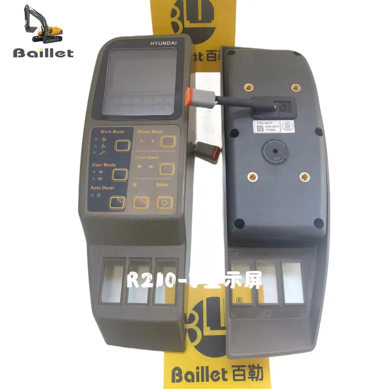 Excavator spare parts Pc130-7 Pc200 Pc220 Pc300 Pc228us-3  Engine Part Display Panel 7835-10-5000 7835-10-2005 Monitor