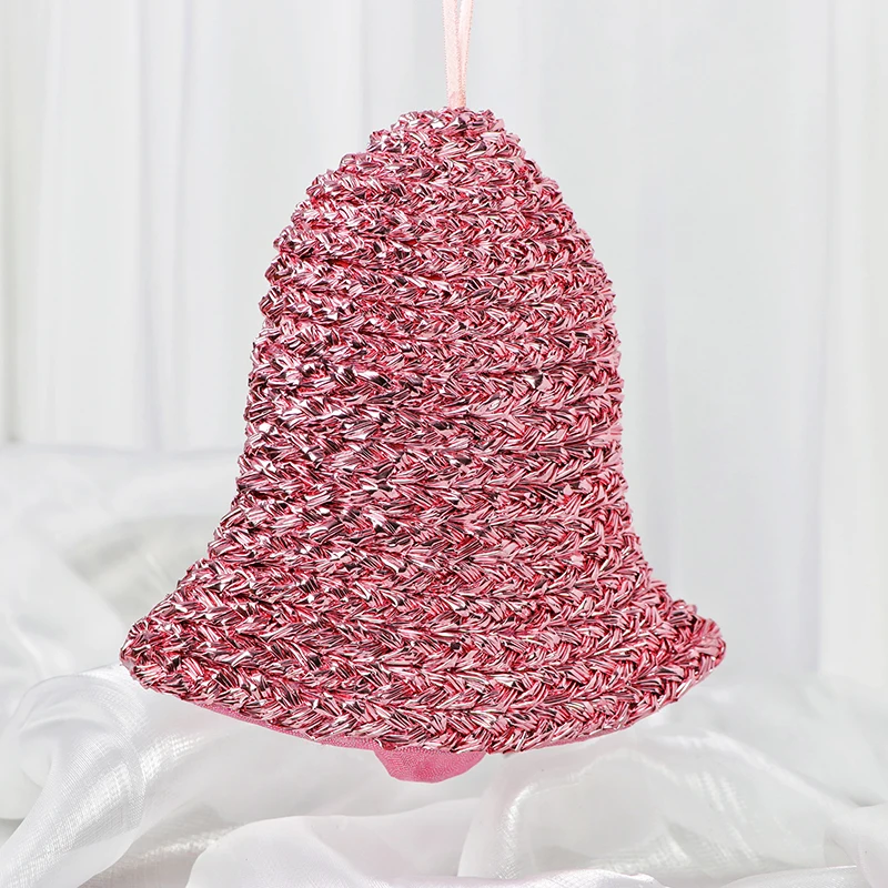 New Design Christmas Decorations Woven Bells  Christmas Toys For Christmas Tree
