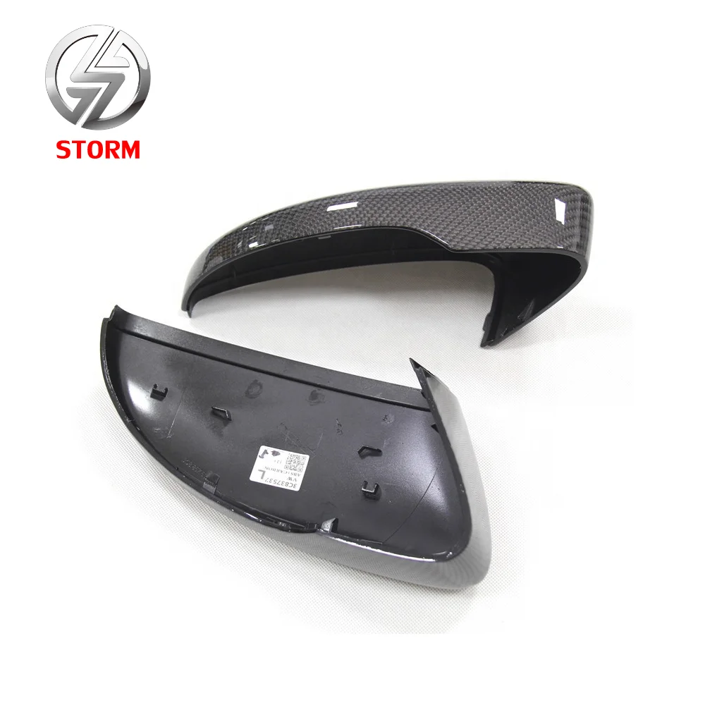 Replacement Carbon Fiber Mirror Cover For VW Passat CC Scirocco 2010-2016 Jetta Bora Beetles 11-16 EOS 2008-2016