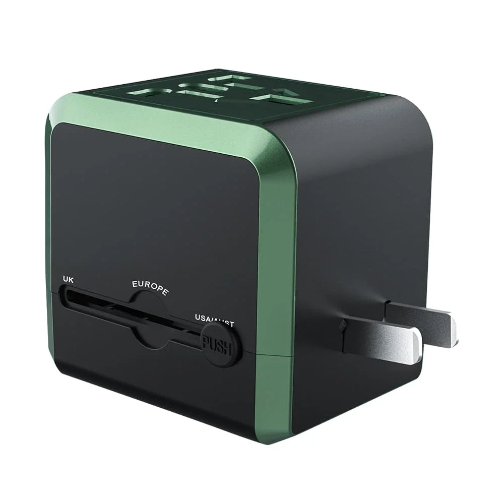 Free Shipping Universal Travel Adapter 2 usb 1 Type-c Plug Output 3.1A USB Charger electrical plug Socket