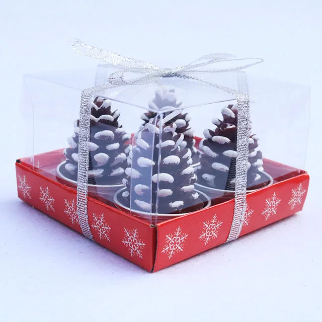  New Christmas Candle Santa Claus/Snowman/Tree Decoration