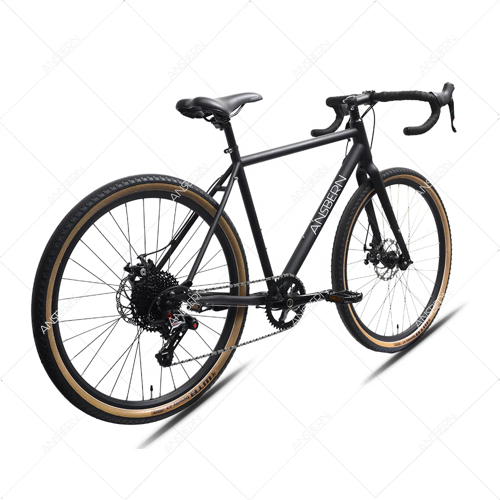 2023 Ansbern OEM Wholesale Disc 700C Wheel Chromoly Road Bicycle Gravel Bikes Aluminum Alloy Frame Cycling for Sale