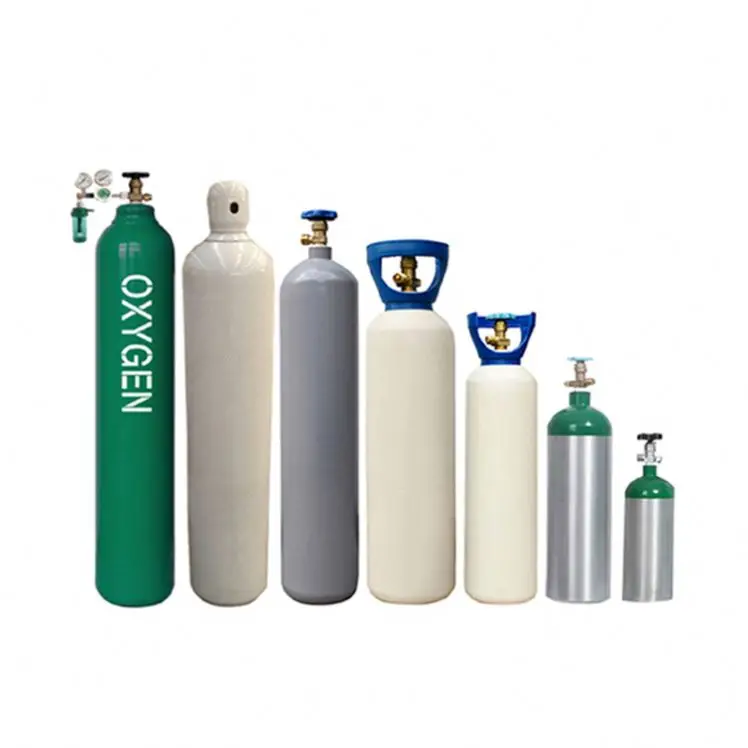 Medical 40 Liters 6m3 Aluminum Empty Oxygen Gas Cylinder Price