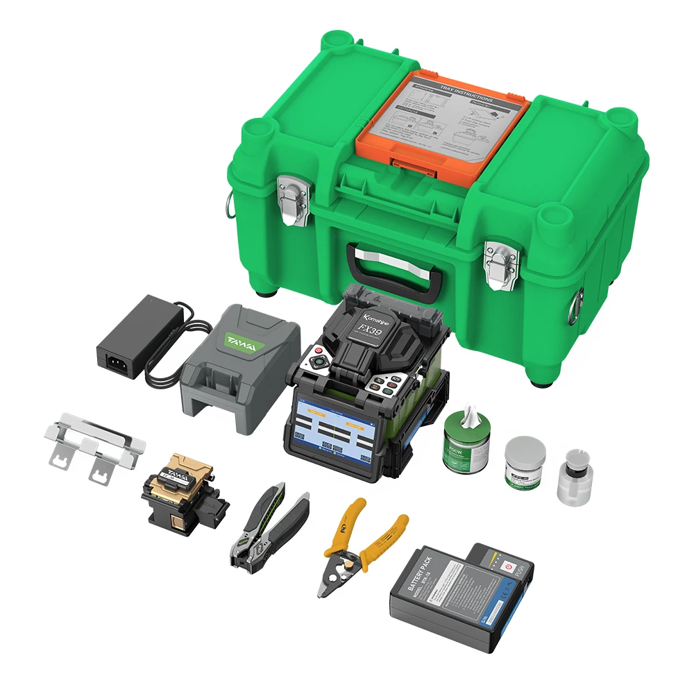Fusionadora Komshine Fx-37 Fx-39 Gx-39 Fusion Splicer Optic Automatic Splicer Fx37 Fx39 Gx39 Optical Fiber Welding Machine Price