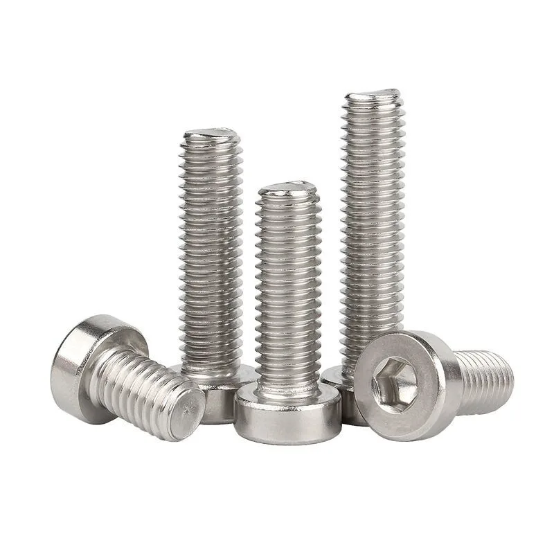 Stainless Steel ANSI AISI 304 316 316L Short Head Hexagon Socket Cap Head Machine Screw DIN7984