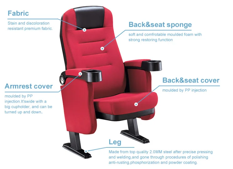 Современный дизайн, стабильный VIP-стул для кинотеатра, кресло для кинотеатра, известный стул для кинотеатра, диван для кинотеатра