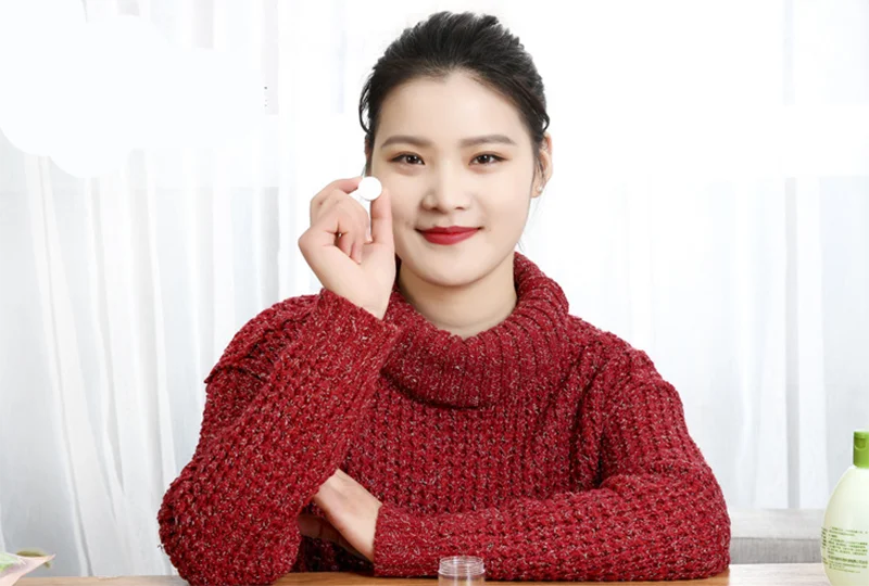 Popular Cosmetic Disposable Non Woven Compressed Facial Mask For DIY Skin Care