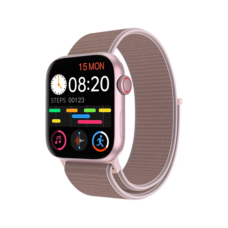 
 2021 hot HW18 Smartwatch BT 5.2 Call Multi-dial Custom Wallpaper Series 7 Heart Rate Sport Smart Phone Watch for ios Android  