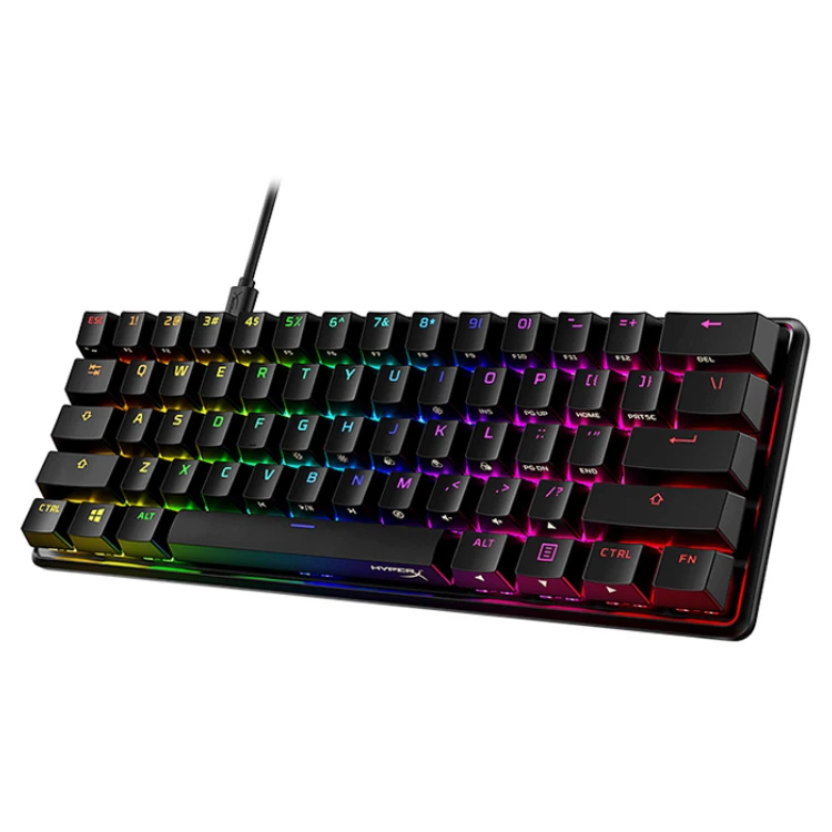 Hyper X Alloy Origins 60 Colorful RGB Backlit Wired Keyboard Gaming Mechanical Keyboard 61 Keys