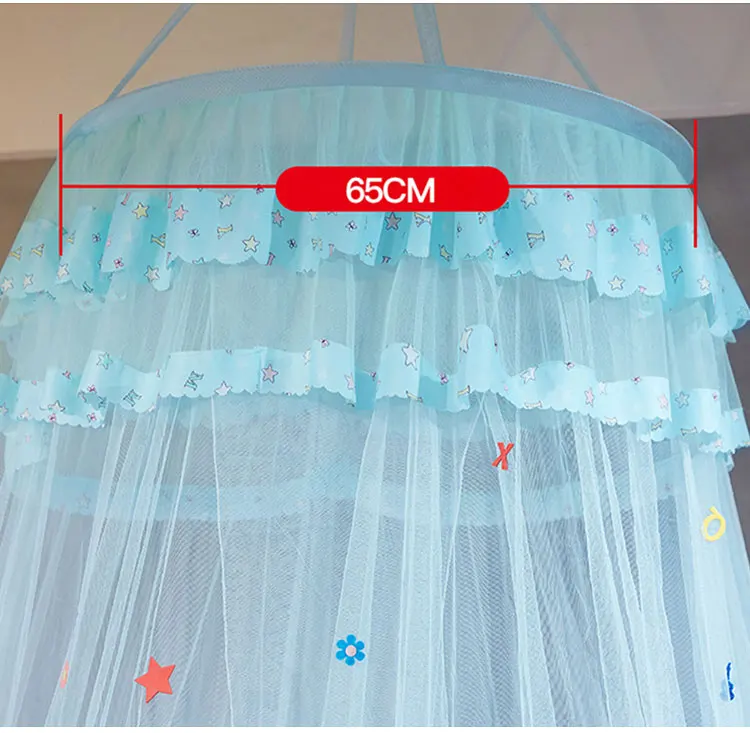Twinkle star kids princess baby beautiful canopy portable mosquito net