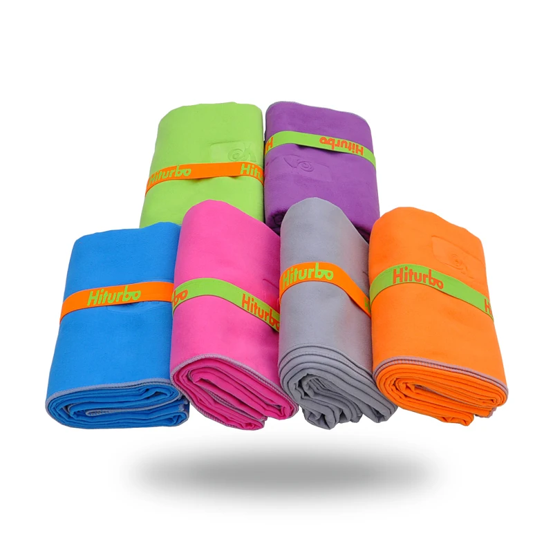 Custom Print Dry Fast Soft Light Weight Luxury Sand Free Microfiber Fitness Beach Towel With Logo