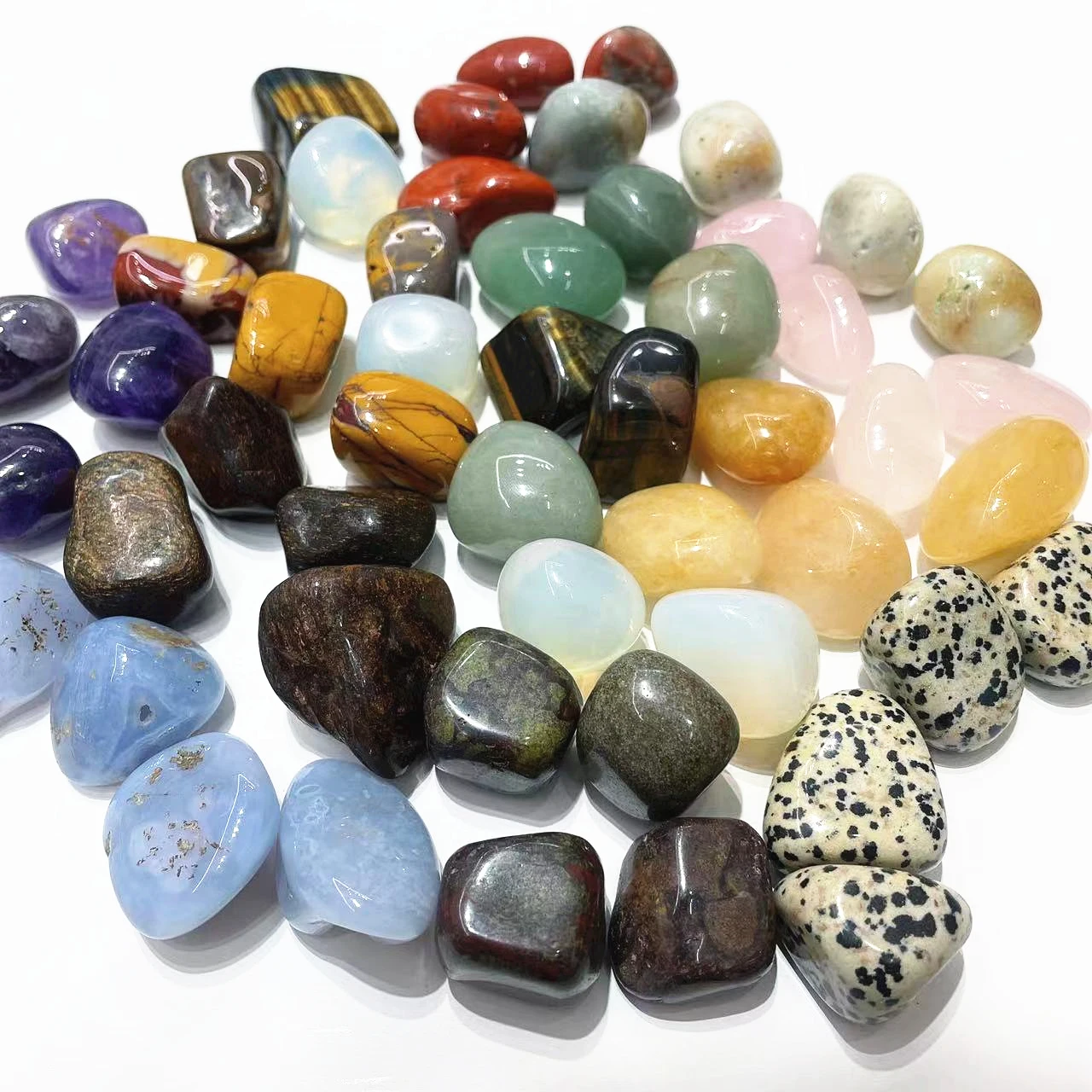 Mixed Healing Stone Polishing Bulk Crystals Chakra Stones Rose Quartz
