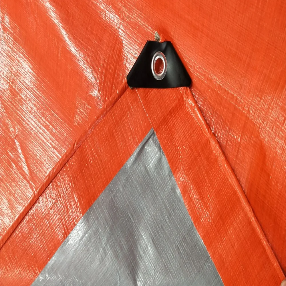 
silver orange Waterproof tarpaulin price tarpaulin plastic sheet with all specifications 