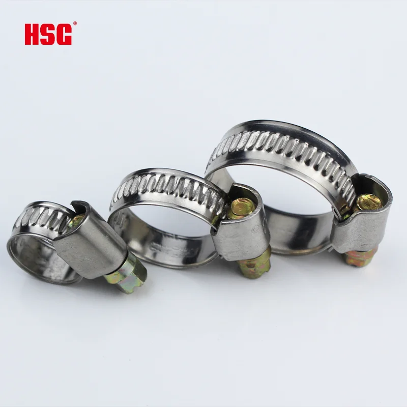 Stainless Steel Hose Clamp German Type 8mm American Type Hose Clamp Stainless Steel Worm Drive Hose Clamp