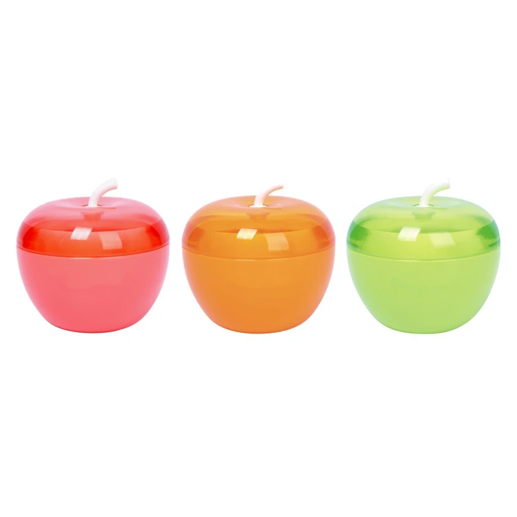 kitchen accessories christmas candy fruit apple shape storage plastic boxes containers