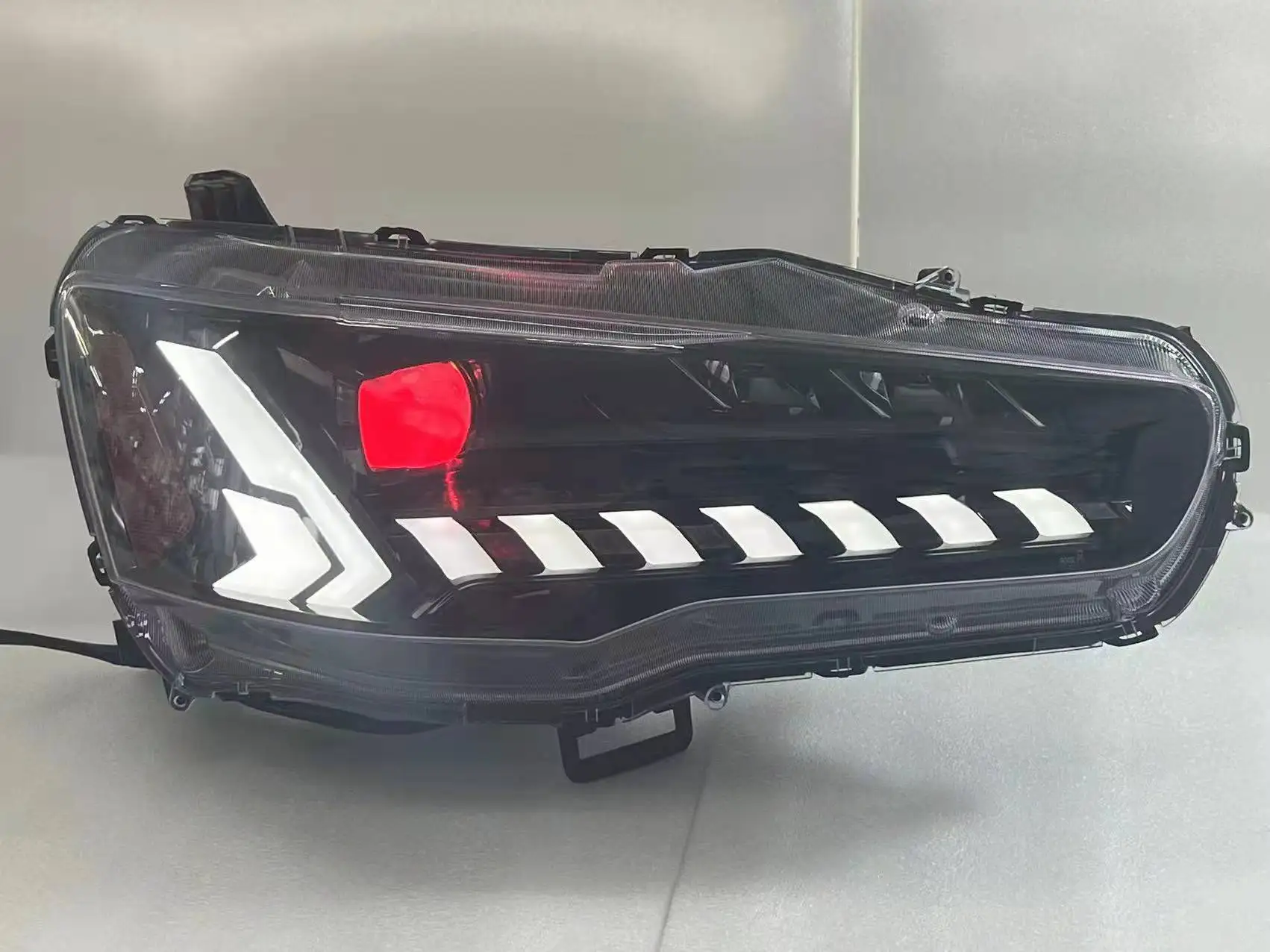 Архаический новый дизайн HC MOTION для mitsubishi Lancer ex evo 2008-2017 светодиод с DRL Запуск анимации последовательный запас США
