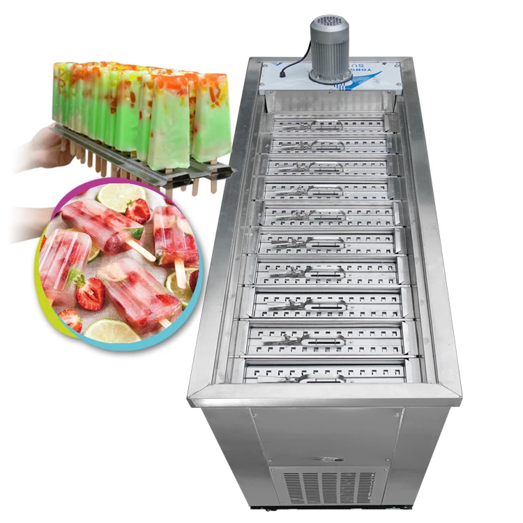 Brazil style mold hot sale lolly ice lollipop machine with 10 molds