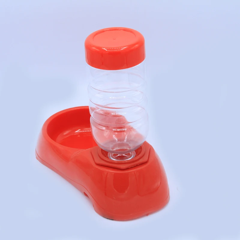 Factory Wholesale High-Grade 400 ml Transparent Automatic Cat Water Dispenser Food Grade Plastic Pet Drinking Bowl for Dogs