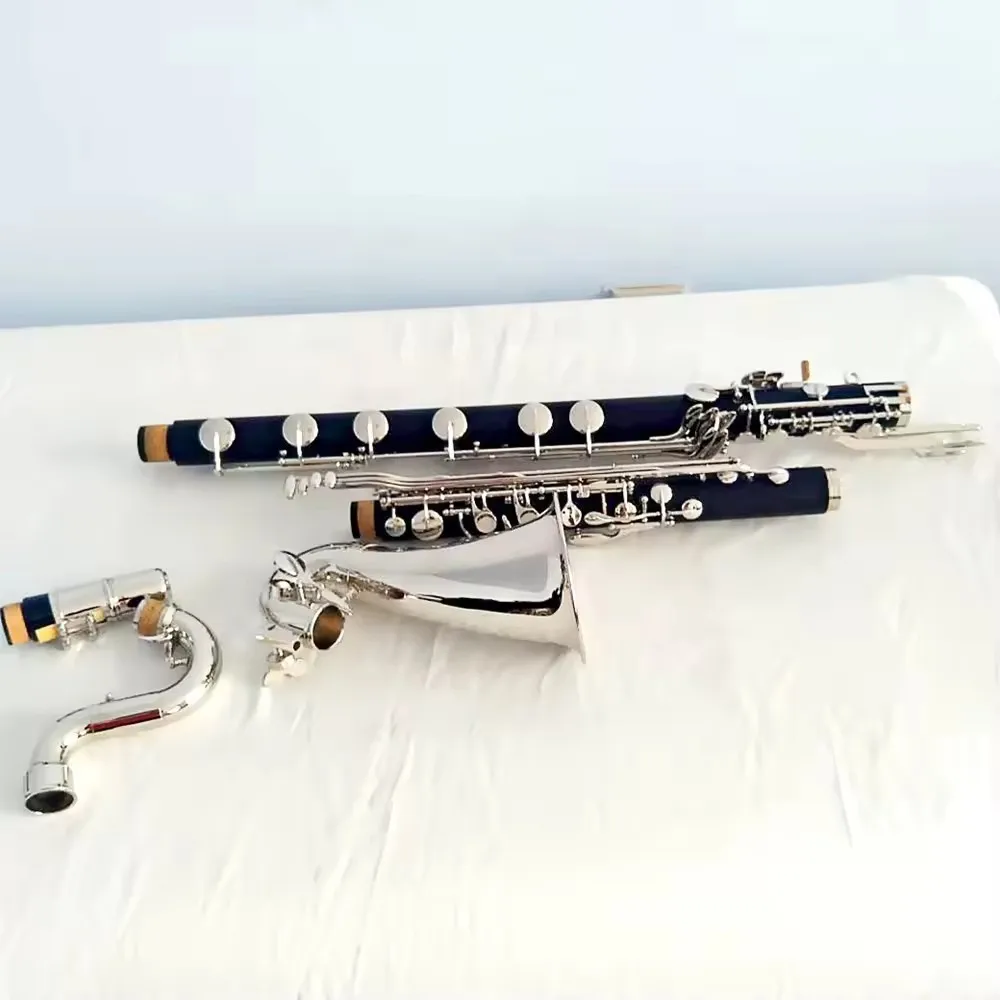 Wholesale professional klarinette Low E bass ABS  clarinet playing Instruments