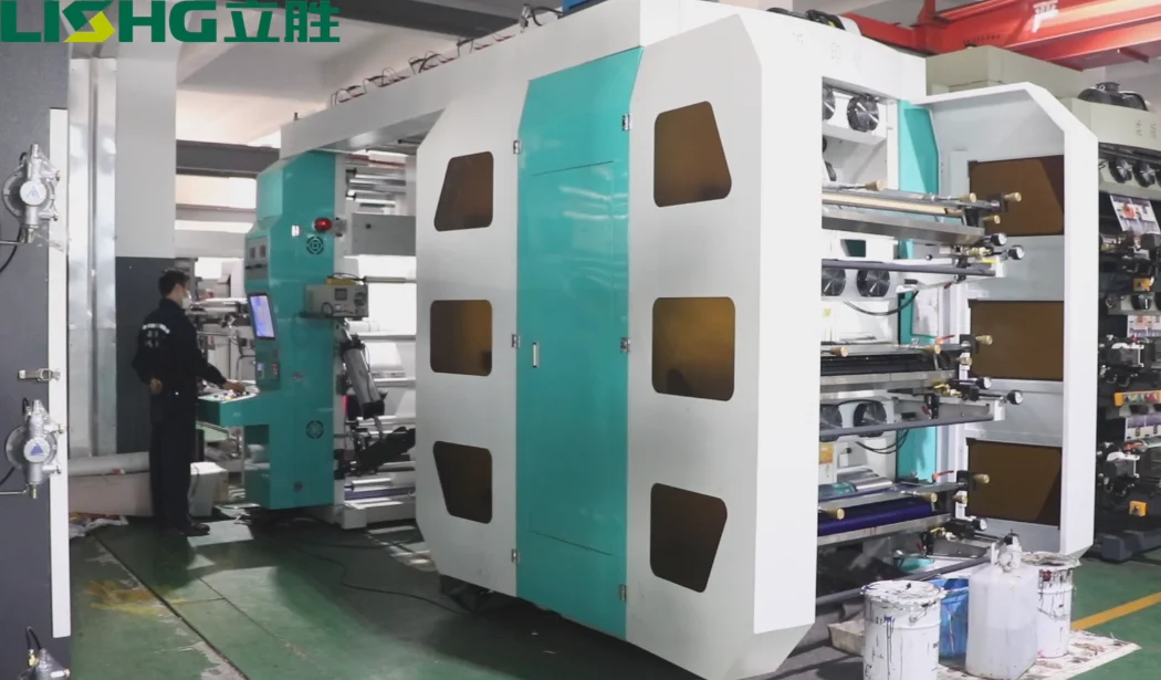Disposable Paper Cup Printer Automatic Multi Color Flexo Printing Machine For Paper Cup