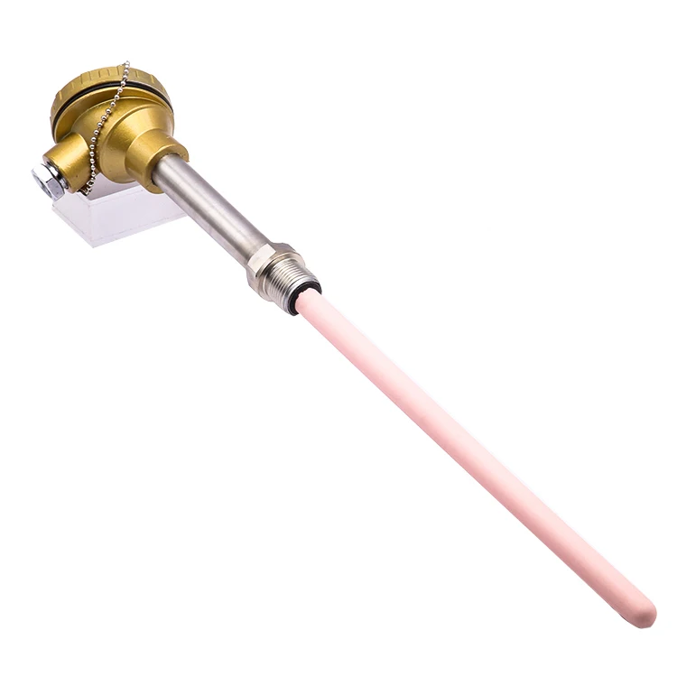 1600c ceramic tube high temperature sensor platinum rhodium thermocouple s-type