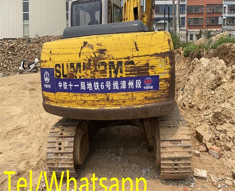 Used original Japan SUMITOMO SH120 Excavator WITH running CONDITION construction machine for sale
