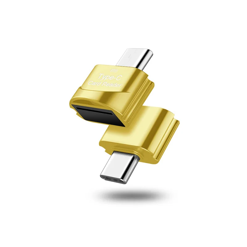 Portable Zinc Alloy Shell Memorias Tf Otg Micro Usb Flash Drive Type-c Type C Card Reader For Mobile Phone Adapter With Otg