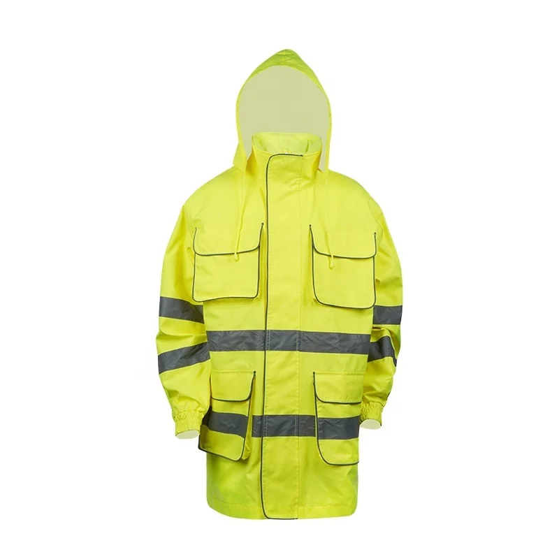 LX Hot Sale Winter Hi-vis Reflective Softshell Jacket Safety Reflective Work Clothing For Man