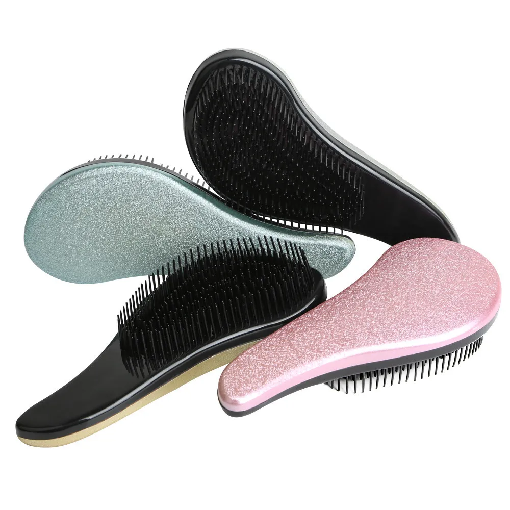 Plastic Small Laser Gold Detangling Comb