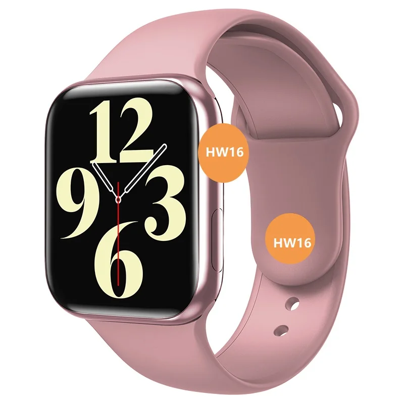 
2021 Dropshipping Arrival HW16 smart watch series 6 iwo 13 big black Android relojes inteligentes bt watch 6 HW 16 smartwatch 
